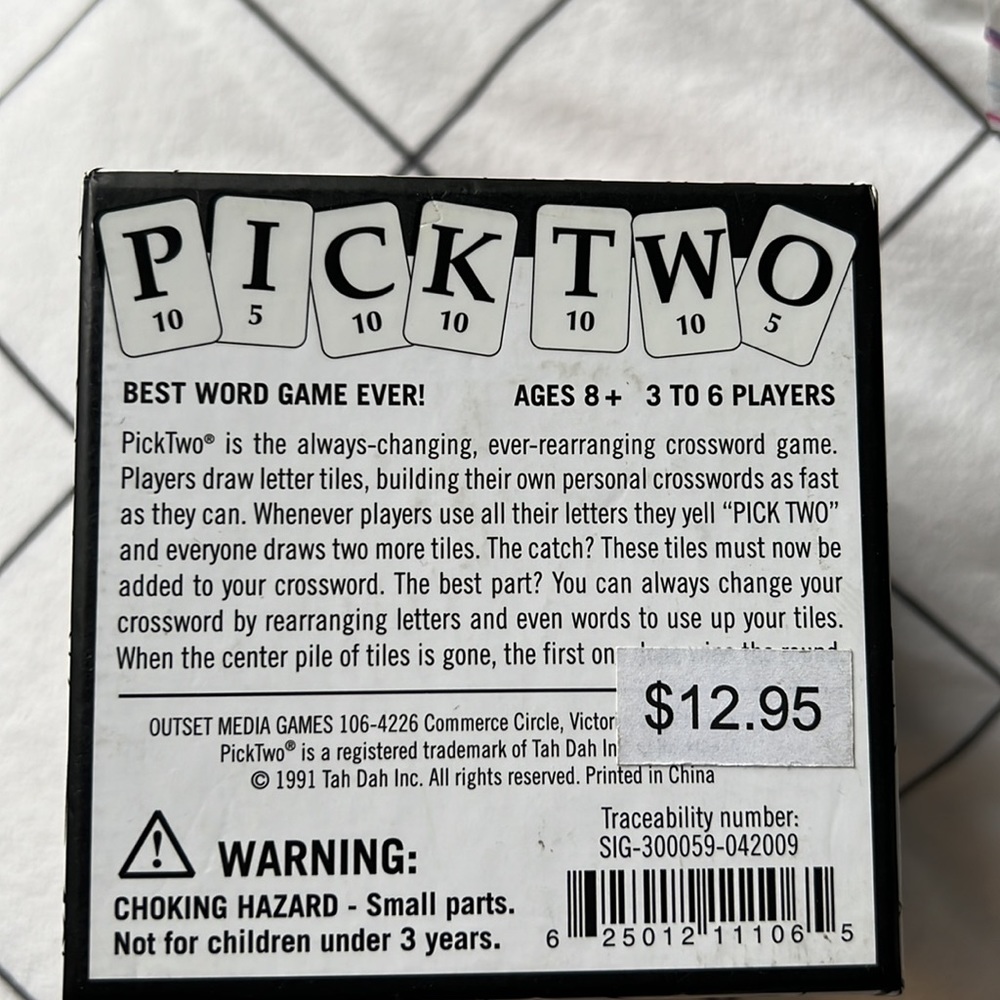 Pick Two Game - Picture 3 of 3